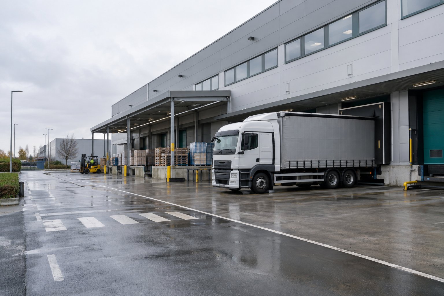 Illustrative European logistics distribution centre
